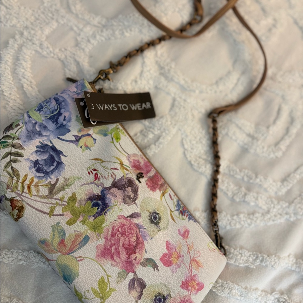 Elliott Lucca Floral Crossbody Bag - Multicolor